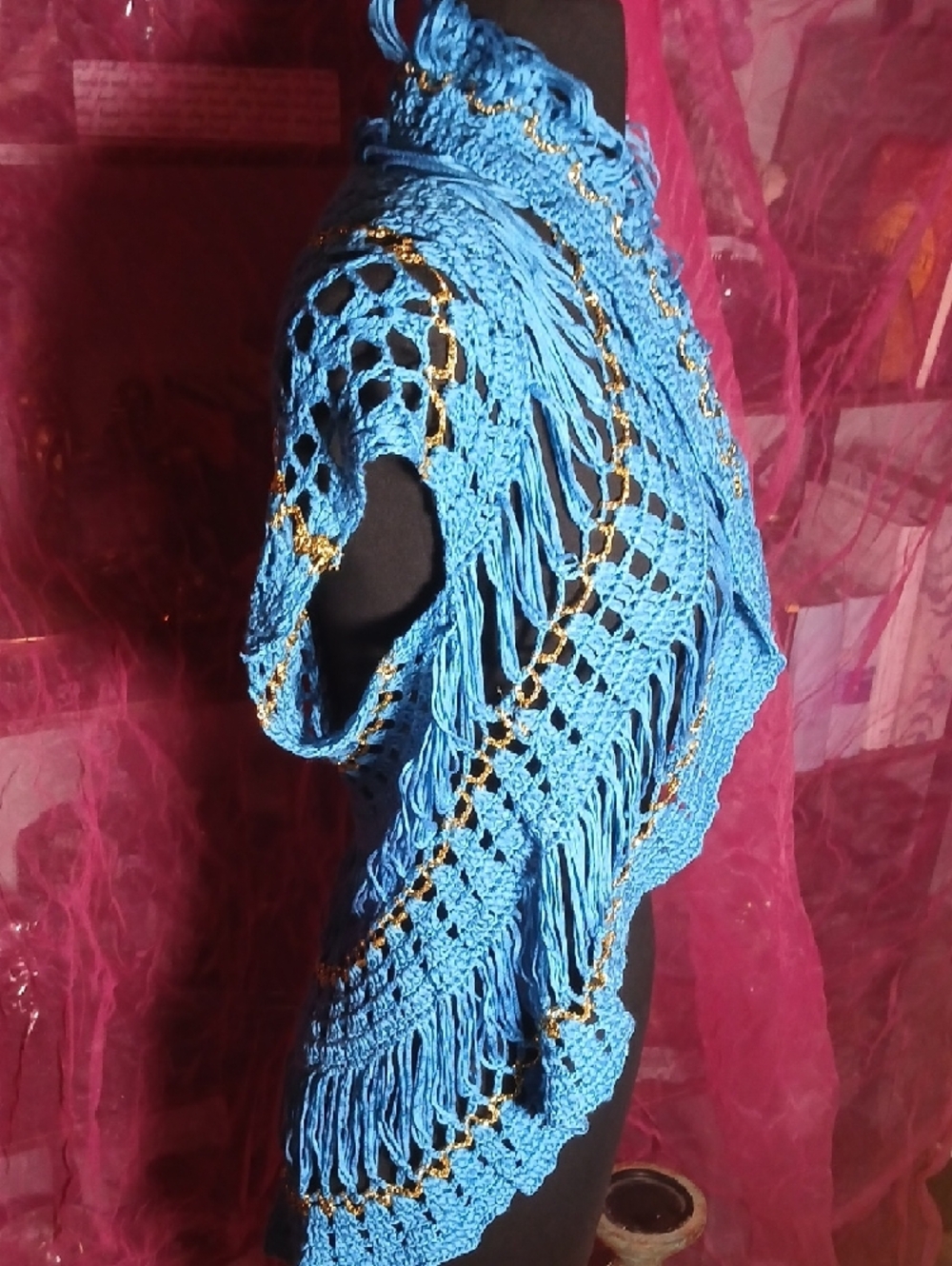 Crochet Fringe Vest